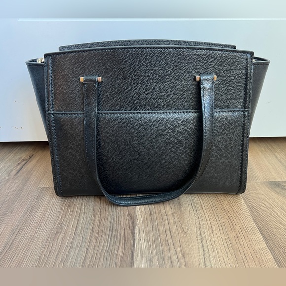 Kate Spade Black Leather Small Geraldine Patterson Drive Medium Size Handbag - Picture 4 of 15